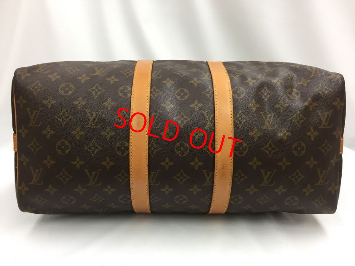 Photo3: Auth Louis Vuitton Monogram Keepall Bandouliere 45 Travel Hand Bag 0L240060n" (3)