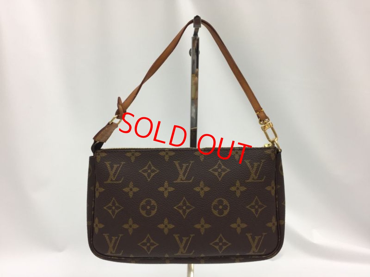 Photo1: Auth Louis Vuitton Monogram Pochette Accessoires Pouch bag 0L240050n" (1)