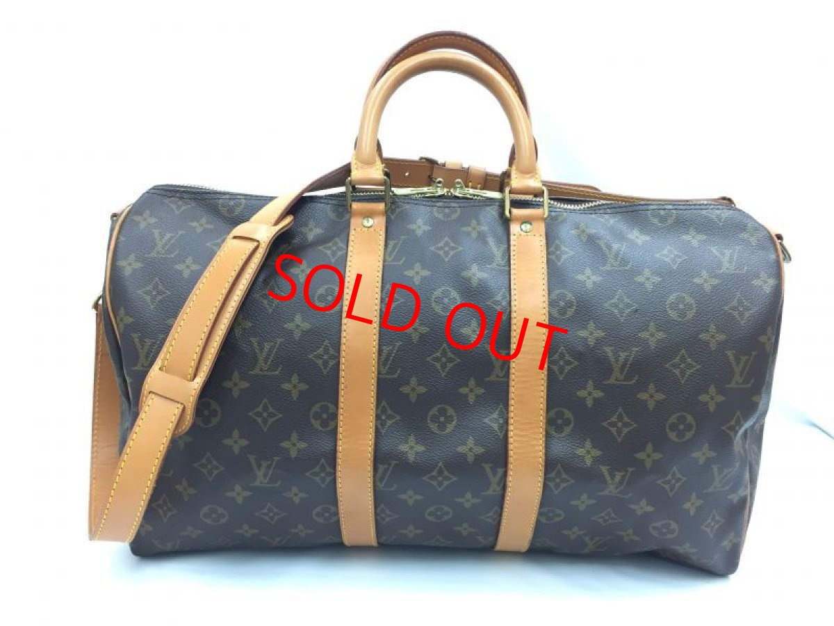 Photo1: Auth Louis Vuitton Monogram Keepall Bandouliere 45 Travel Hand Bag 0L240060n" (1)