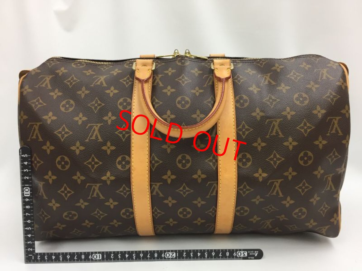 Photo2: Auth LOUIS VUITTON Monogram Keepall 45 Travel Hand Bag 0L230080n" (2)