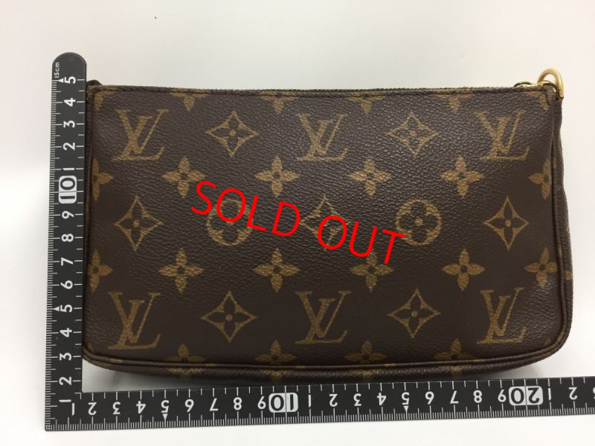 Photo2: Auth Louis Vuitton Monogram Pochette Accessoires Pouch bag 1A060060n" (2)
