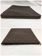 Photo7: Auth Louis Vuitton Monogram Porte Documents Briefcase Brown Clutch1A060040n" (7)