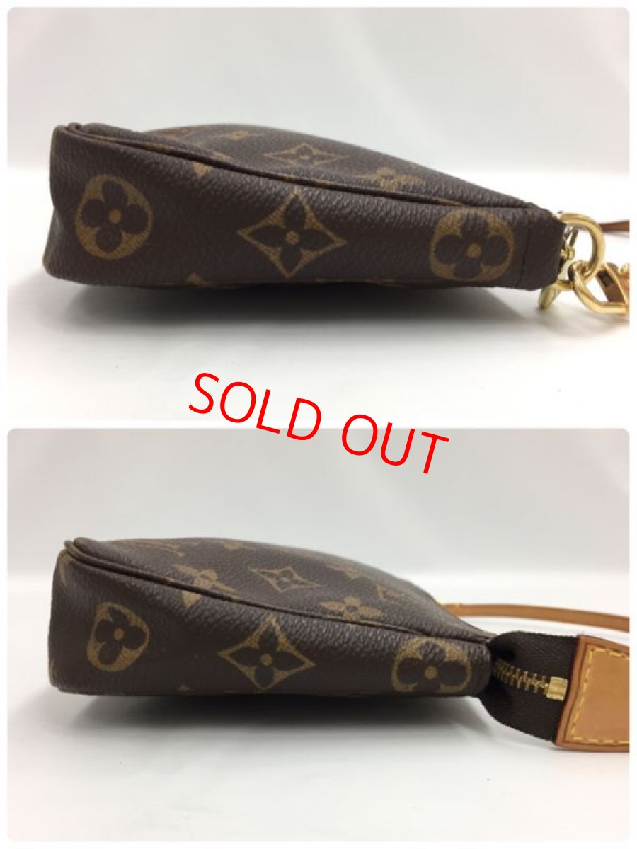 Photo6: Auth Louis Vuitton Monogram Pochette Accessoires Pouch bag 1A070090n" (6)