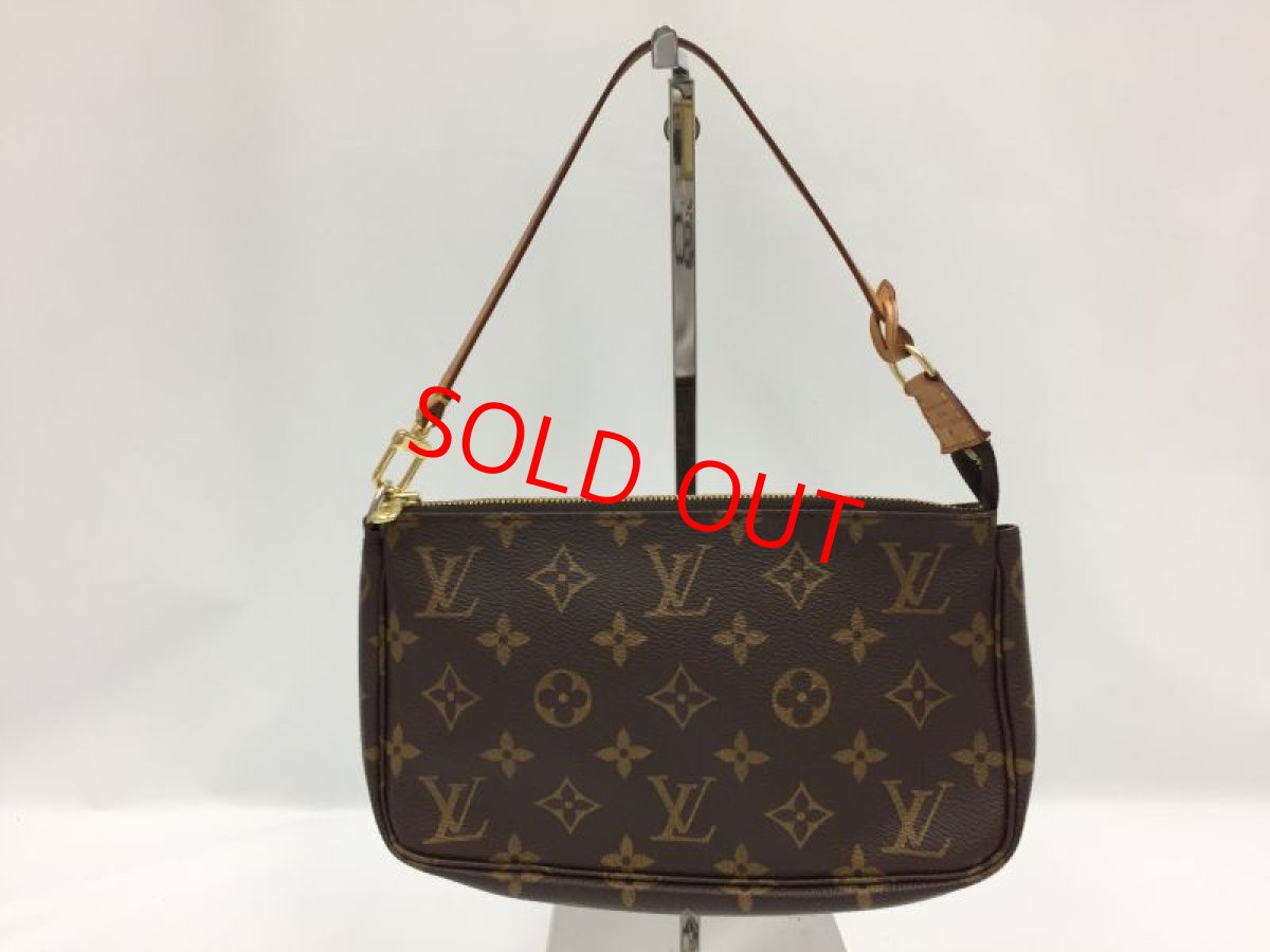 Photo1: Auth Louis Vuitton Monogram Pochette Accessoires Pouch bag 1A130180n" (1)