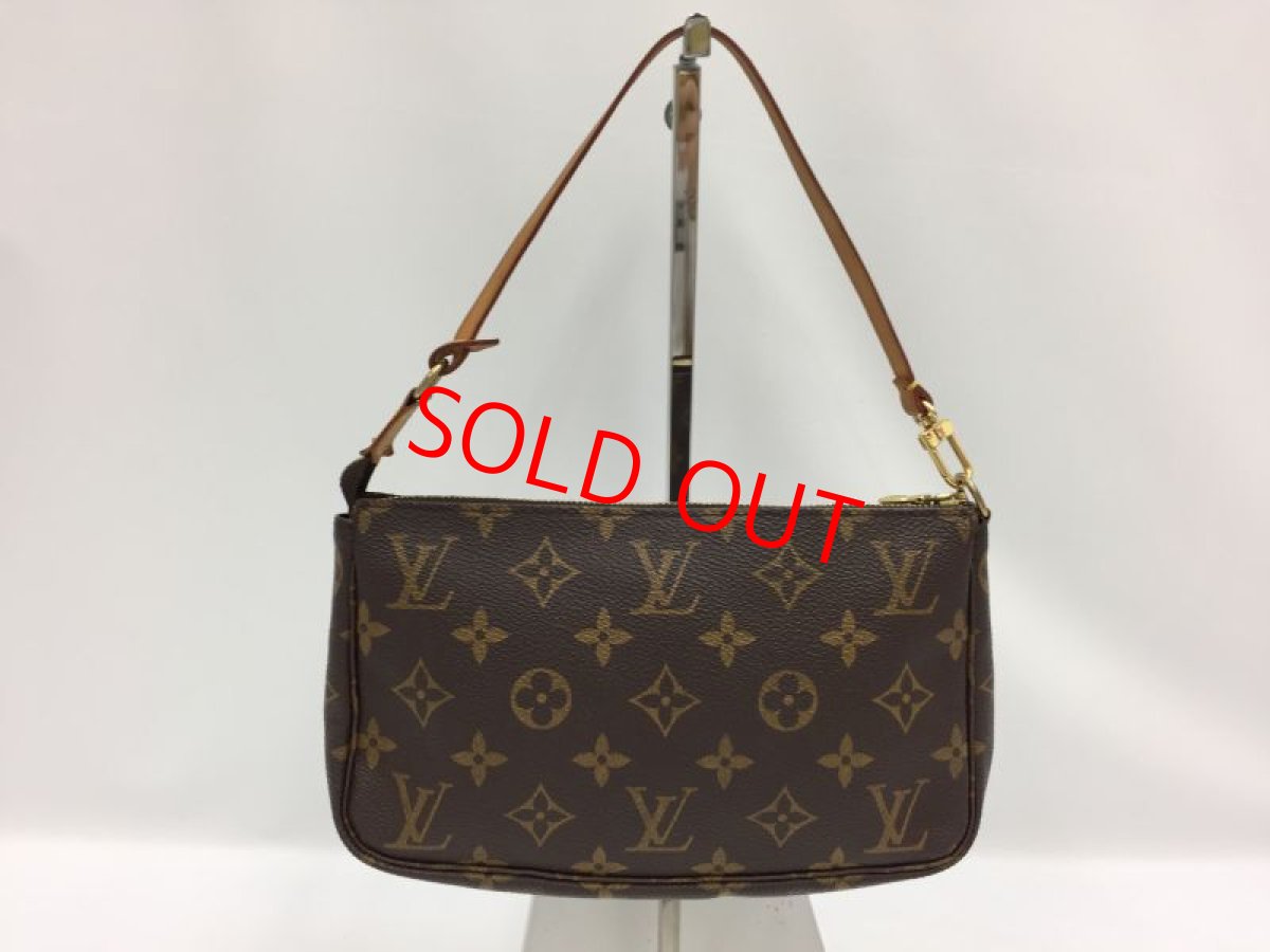 Photo1: Auth Louis Vuitton Monogram Pochette Accessoires Pouch bag 1A130040n" (1)