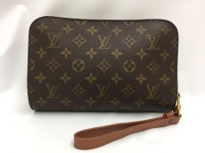 Photo1: Auth Louis Vuitton Vintage Monogram Brown Orsay Clutch Bag 1A130080n" (1)