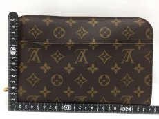 Photo2: Auth Louis Vuitton Vintage Monogram Brown Orsay Clutch Bag 1A070040n" (2)