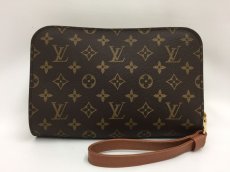 Photo1: Auth Louis Vuitton Vintage Monogram Brown Orsay Clutch Bag 1A070040n" (1)