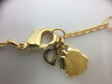 Photo8: Auth Dior Gold tone DR Logo butterfly motif Necklace 1A200100n" (8)