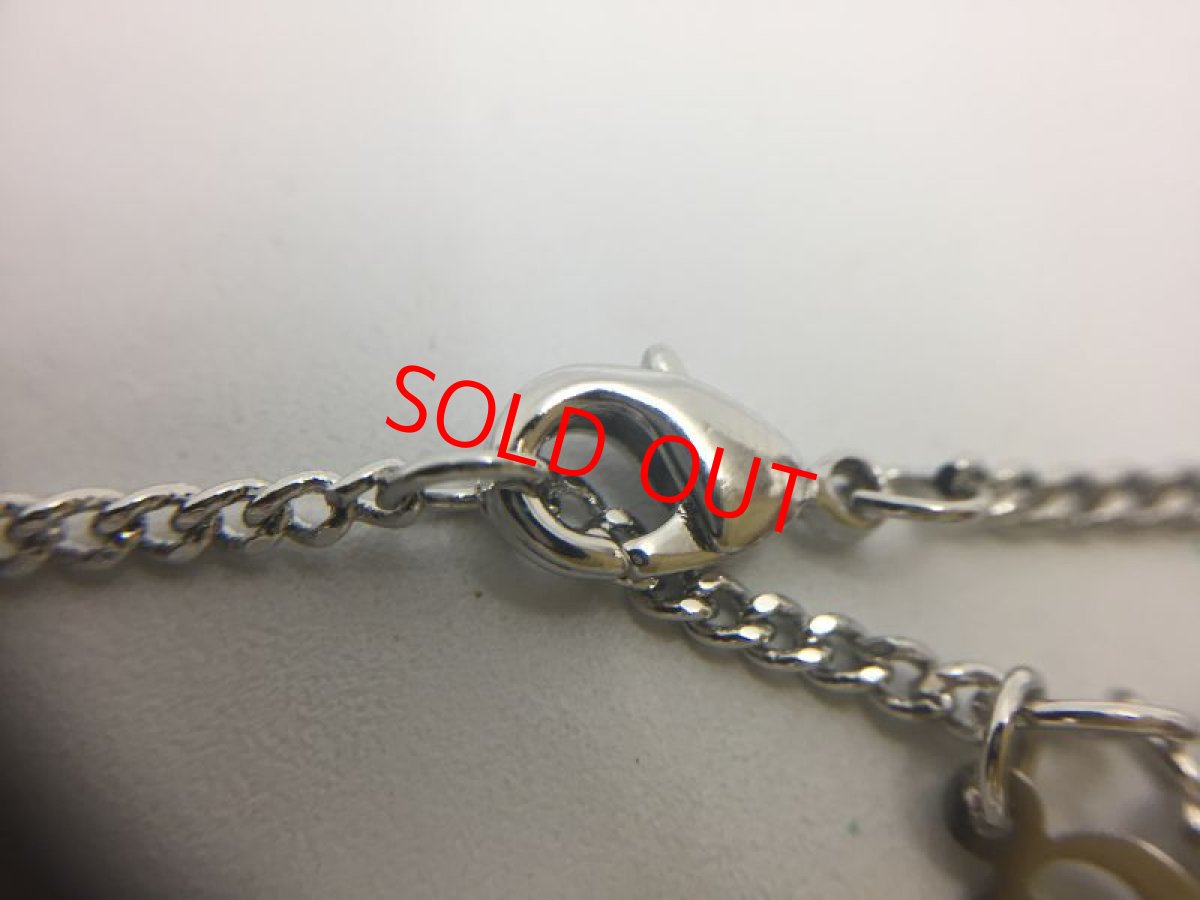 Photo5: Auth Dior Silver tone DR Logo Heart motif Necklace 1A200050n" (5)