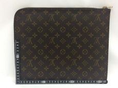 Photo2: Auth Louis Vuitton Monogram Porte Documents Briefcase Clutch bag 1A200180n" (2)