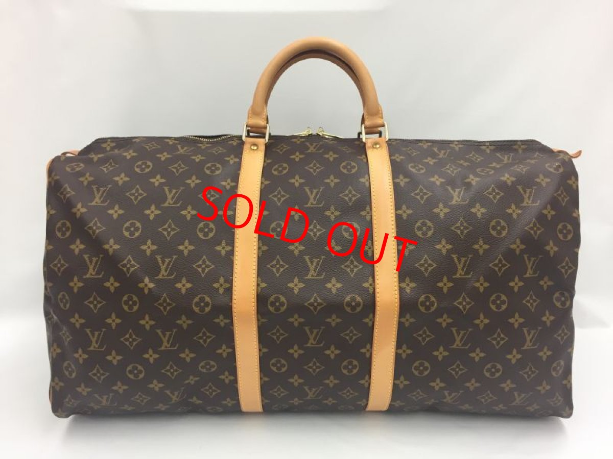 Photo1: Auth Louis Vuitton Monogram Keepall 60 Travel Hand Bag  1A200170n" (1)