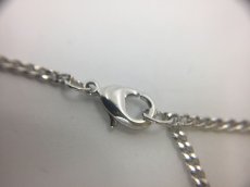 Photo8: Auth Dior Silver tone DR Logo Heart motif Necklace 1A200050n" (8)