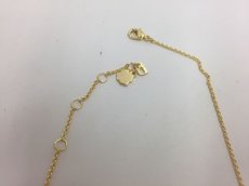 Photo9: Auth Dior Gold tone DR Logo butterfly motif Necklace 1A200040n" (9)