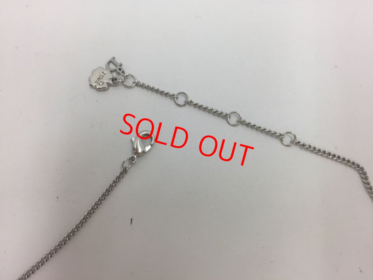 Photo9: Auth Dior Silver tone DR Logo Heart motif Necklace 1A200050n" (9)