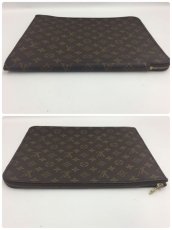 Photo9: Auth Louis Vuitton Monogram Porte Documents Briefcase Clutch bag 1A200180n" (9)