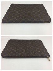 Photo11: Auth Louis Vuitton Monogram Porte Documents Briefcase Clutch bag 1A200180n" (11)