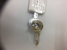 Photo6: Auth Dior Silver tone DR Logo Lock & Key motif Bracelets 1A200060n" (6)