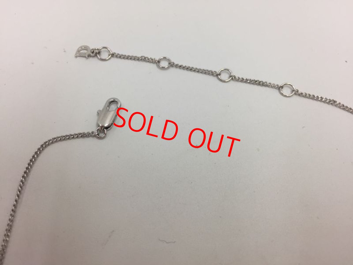 Photo10: Auth Dior Silver tone DR Logo DIOR Star motif Necklace 1A200130n" (10)
