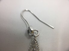 Photo3: Auth Dior Silver tone DR Logo DIOR motif Piercing Earrings 1A200020n" (3)