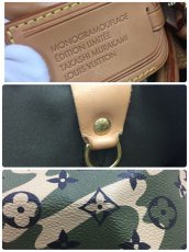 Photo11: Auth LOUIS VUITTON x Takashi Murakami Keepall Bandoulie 55 Green 1A260450n" (11)