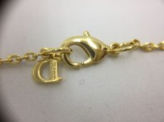 Photo9: Auth Dior Gold tone Star Dior motif Necklace 1A260290n" (9)