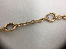 Photo9: Auth Dior Gold tone DR Logo button motif Bracelets 1A260370n" (9)