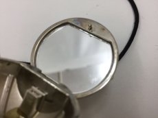 Photo10: Auth Dior Silver tone mirror Ball motif Fabric Necklace Pendant 1A260160n" (10)