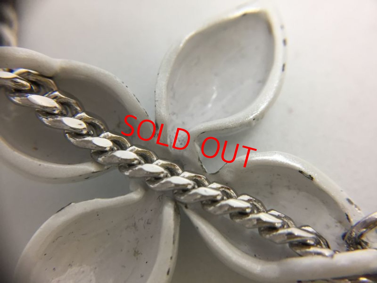 Photo6: Auth Dior Silver tone D & Plastic Ribbon Chain Necklace Pendant 1A260420n" (6)