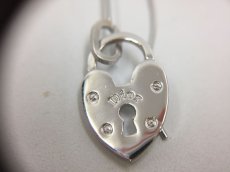 Photo3: Auth Dior Silver tone DR logo Heart Key motif Piercing Earrings 1A260120n" (3)