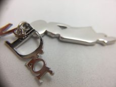 Photo7: Auth Dior Silver tone DR Dancing Girl motif Piercing Earrings 1A260380n" (7)