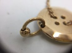 Photo6: Auth Dior Gold tone DR Logo button motif Bracelets 1A260370n" (6)