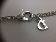 Photo7: Auth Dior Silver tone DR Logo Letter D motif Necklace 1A260310n" (7)