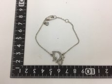 Photo2: Auth Dior Silver tone DR Logo "Dior" motif Bracelets 1A260240n" (2)