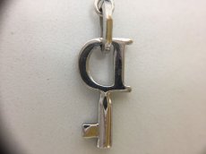 Photo9: Auth Dior Silver tone D Key & Lock motif Piercing Earrings 1A260080n" (9)