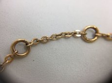 Photo5: Auth Dior Gold tone DR Logo button motif Bracelets 1A260370n" (5)