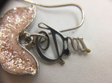 Photo6: Auth Dior Silver tone Dior Butterfly motif Piercing Earrings 1A260220n" (6)