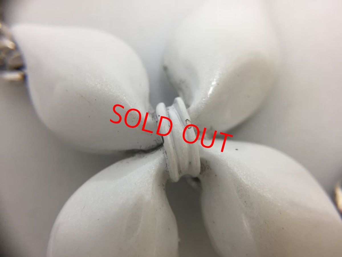 Photo3: Auth Dior Silver tone D & Plastic Ribbon Chain Necklace Pendant 1A260420n" (3)