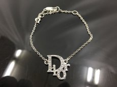 Photo1: Auth Dior Silver tone DR Logo "Dior" motif Bracelets 1A260240n" (1)