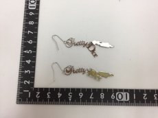 Photo2: Auth Dior Silver tone DR Dancing Girl motif Piercing Earrings 1A260380n" (2)