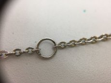 Photo6: Auth Dior Silver tone Dice motif Chain Necklace 1A260110n" (6)