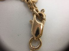 Photo8: Auth Dior Gold tone DR Logo button motif Bracelets 1A260370n" (8)