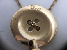 Photo7: Auth Dior Gold tone DR Logo button motif Bracelets 1A260370n" (7)