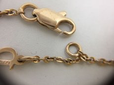 Photo10: Auth Dior Gold tone DR Logo button motif Bracelets 1A260370n" (10)