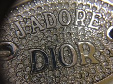 Photo6: Auth Dior Silver tone "JADORE DIOR" motif Bracelets 1A260410n" (6)