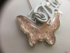 Photo4: Auth Dior Silver tone Dior Butterfly motif Piercing Earrings 1A260220n" (4)