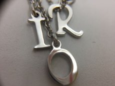Photo5: Auth Dior Silver tone DR Logo DIOR motif Piercing Earrings 1A260260n" (5)