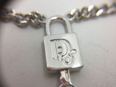 Photo7: Auth Dior Silver tone DR Logo Lock & Key motif Bracelets 1A260180n" (7)