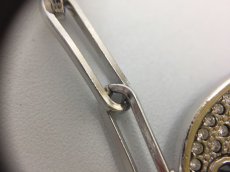 Photo8: Auth Dior Silver tone "JADORE DIOR" motif Bracelets 1A260410n" (8)