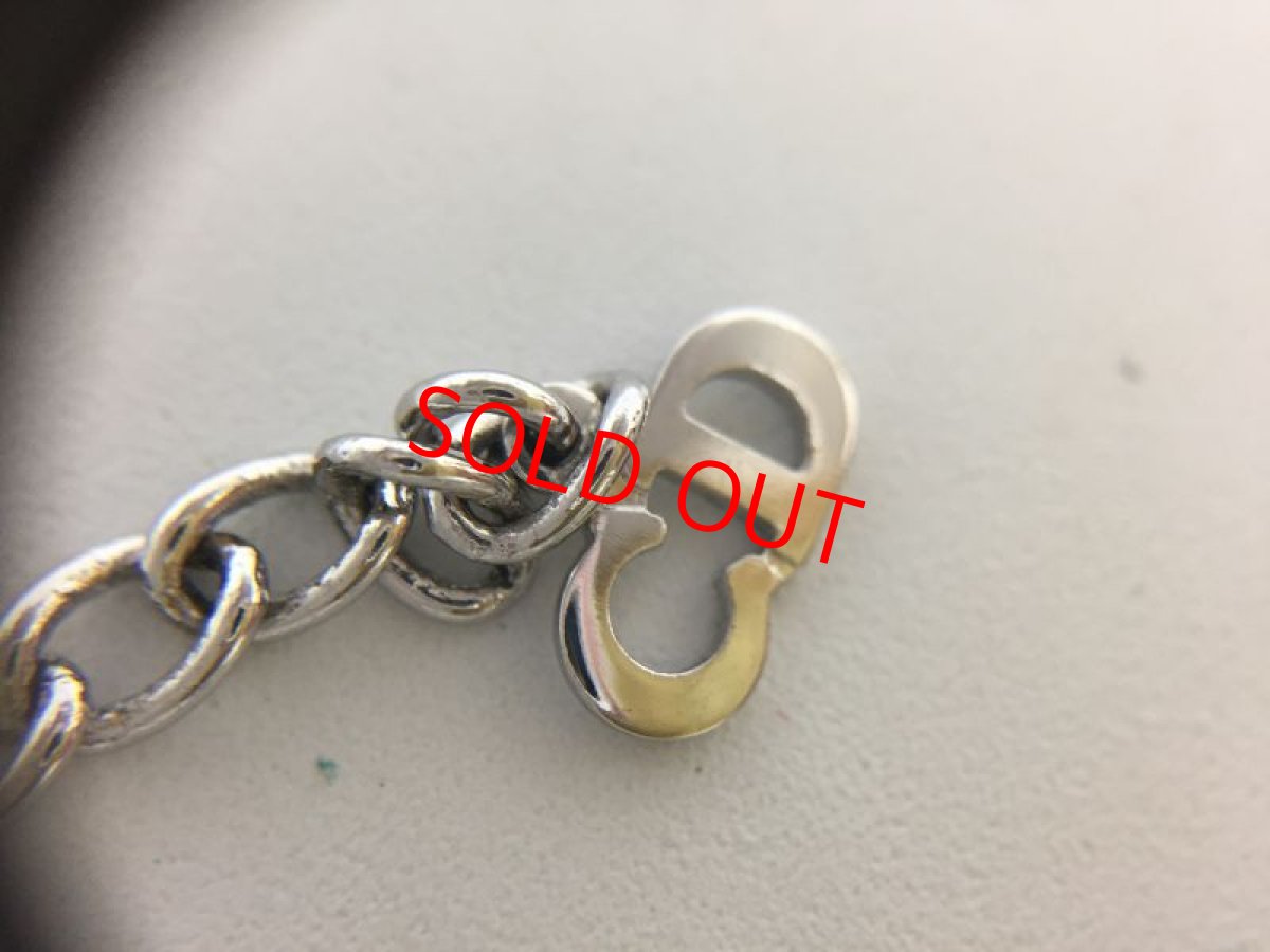 Photo9: Auth Dior Silver tone "JADORE DIOR" motif Bracelets 1A260410n" (9)